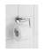 Toilettenpapierhalter Bosio silber