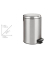 Leman Mülleimer 12,0 l silber