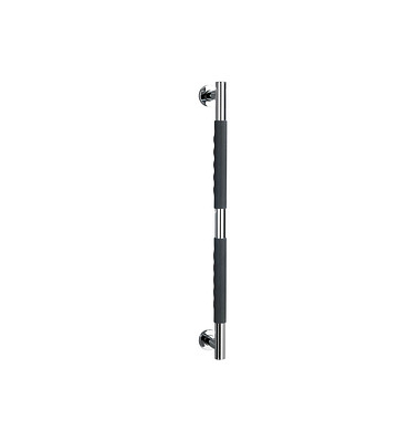 Haltegriff Dusche Secura silber, schwarz