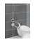 Haltegriff Dusche Secura Premium silber