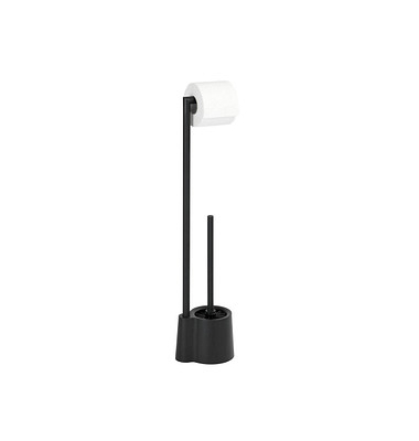 WC-Garnitur Avola schwarz Metall