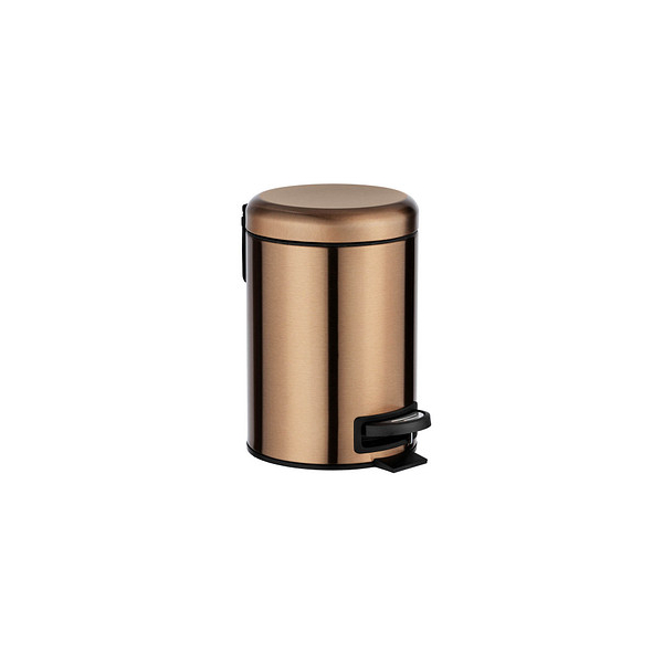 4008838278406 - Kosmetik Treteimer Leman Metallic-Kupfer 3 l Edelstahl Kupfer Edelstahl rostfrei kupfer Polypropylen schwarz - kupfer - Wenko 4008838278406 - Kosmetik Treteimer Leman Metallic-Kupfer 3 l Edelstahl Kupfer Edelstahl rostfrei kupfer Polypropylen schwarz - kupfer - Wenko