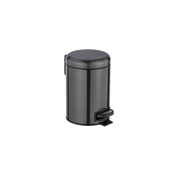 4008838284292 - Kosmetik Treteimer Leman Metallic-Schwarz 3 l Edelstahl Schwarz Edelstahl rostfrei schwarz Polypropylen schwarz - schwarz - Wenko 4008838284292 - Kosmetik Treteimer Leman Metallic-Schwarz 3 l Edelstahl Schwarz Edelstahl rostfrei schwarz Polypropylen schwarz - schwarz - Wenko