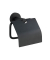 Toilettenpapierhalter Bosio schwarz