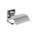 WC-Garnitur Quadro silber Metall