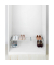 Teleskop-Garderobe 50609100 silber Metall 5 Haken 70,0-120,0 x 3,0 cm