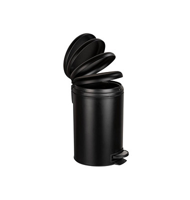 Leman Mülleimer 12,0 l schwarz