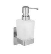 Seifenspender Genova 25416100 silber, matt Edelstahl, Glas 200,0 ml