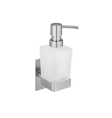 Seifenspender Genova 25416100 silber, matt Edelstahl, Glas 200,0 ml