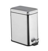 Square Kosmetikeimer 5,0 l silber, matt