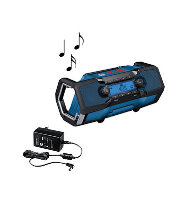 GPB 18V-2 C Baustellenradio blau, schwarz