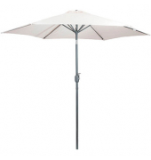 Sonnenschirm rund, beige neigbar Ø 270,0 cm