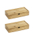 Aufbewahrungsbox Terra 69393800, außen 28x14x6cm, Bambus braun