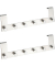 2 WENKO Türgarderobe Celano silber