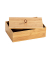 Aufbewahrungsbox Terra L 69396800, außen 22x15x7cm, Bambus braun