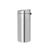 M&uuml;lleimer Touch Bin New, 30 Liter, EdelstahlTragegriff Deckel Einsatz Griffrand