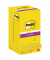 Haftnotizen 654-S, Super Sticky Notes, 76x76mm, gelb (narzissengelb), quadratisch