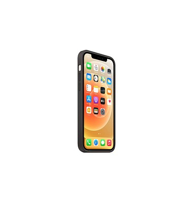 Silikon Case Handy-Cover für Apple iPhone 12, iPhone 12 Pro schwarz