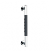 Haltegriff Dusche Secura silber, schwarz