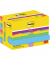 Haftnotizen 622-12SS-PLAY, Super Sticky Notes Playful Collection, 48x48mm, blau/rot/gelb/orange/grün/violett, quadratisch