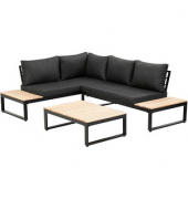 Loungegruppe Rio schwarz