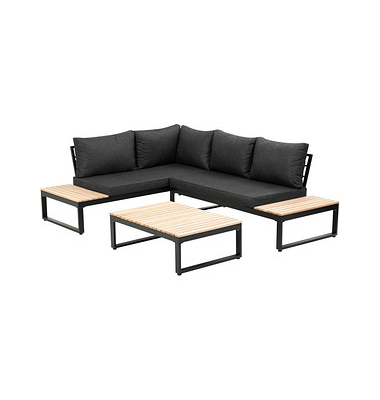 Loungegruppe Rio schwarz