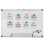 Whiteboard 60043, 90x60cm, lackiert, Aluminiumrahmen