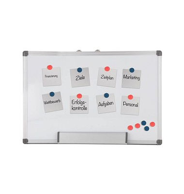 Whiteboard 60043, 90x60cm, lackiert, Aluminiumrahmen