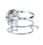 Haartrocknerhalter silber