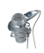 Haartrocknerhalter silber