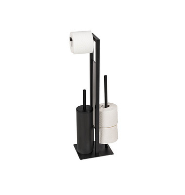 WC-Garnitur Rivalta schwarz Metall