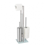 WC-Garnitur Rivalta silber Metall