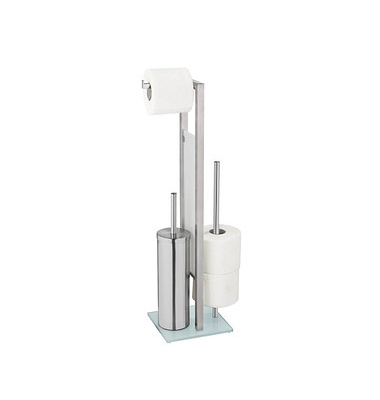 WC-Garnitur Rivalta silber Metall