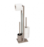 WC-Garnitur Rivalta  taupe Metall