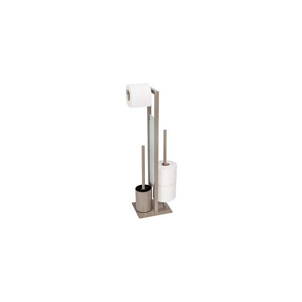 4008838385807 - WC-Garnitur Rivalta taupe Metall 4008838385807 WENKO 4008838385807 - WC-Garnitur Rivalta taupe Metall 4008838385807 WENKO