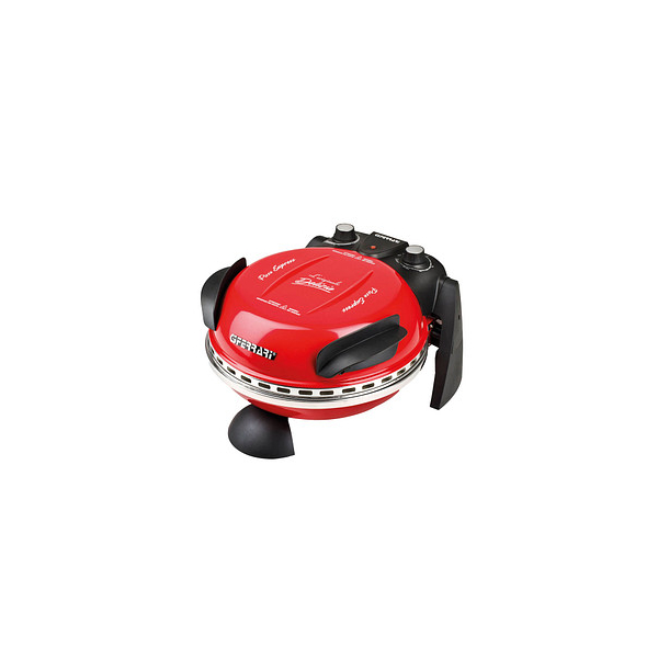 8056095873519 - G3Ferrari Pizzaofen Delizia G1000602 rot bis 400 Grad mit feuerfestem Naturstein rot|schwarz 8056095873519 - G3Ferrari Pizzaofen Delizia G1000602 rot bis 400 Grad mit feuerfestem Naturstein rot|schwarz
