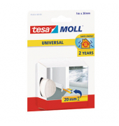 tesamoll UNIVERSAL Türdichtung Dichtungsband weiß 38,0 mm x 1,0 m