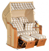 Strandkorb Sunny Smart Rustikal 255 Plus beige
