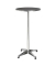 Stehtisch 950249 70/110cm (H), Ø 60cm (BxT), rund, silber / silber