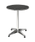 Stehtisch 950249 70/110cm (H), Ø 60cm (BxT), rund, silber / silber