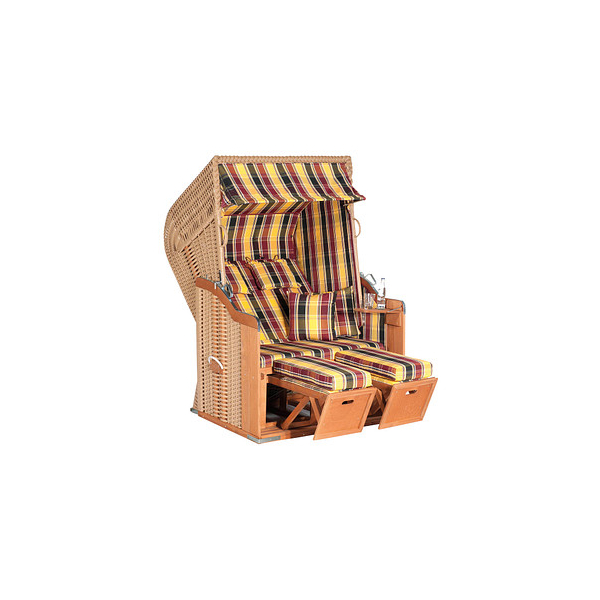 4028041961681 - Müsing Strandkorb Sunny Smart Rustikal 250 Plus braun beige gestreift dunkelgrün beige Kunststoff Holz 9-teilig 4028041961681 - Müsing Strandkorb Sunny Smart Rustikal 250 Plus braun beige gestreift dunkelgrün beige Kunststoff Holz 9-teilig