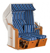 Strandkorb Sunny Smart Rustikal 250 Plus weiß