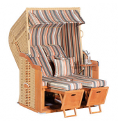 Strandkorb Sunny Smart Rustikal 250 Plus beige