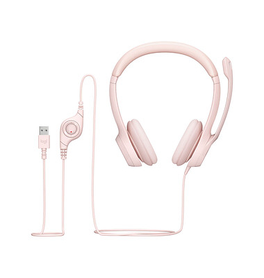 H390 USB-Headset rosa