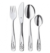 Kinderbesteck-Set Tiere 4-tlg.
