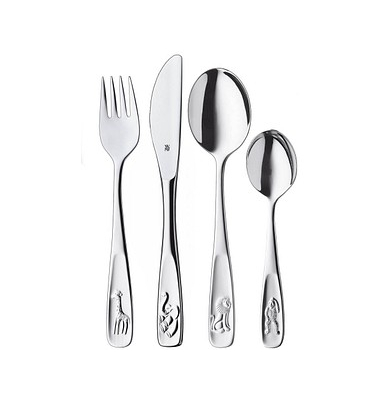 Kinderbesteck-Set Tiere 4-tlg.