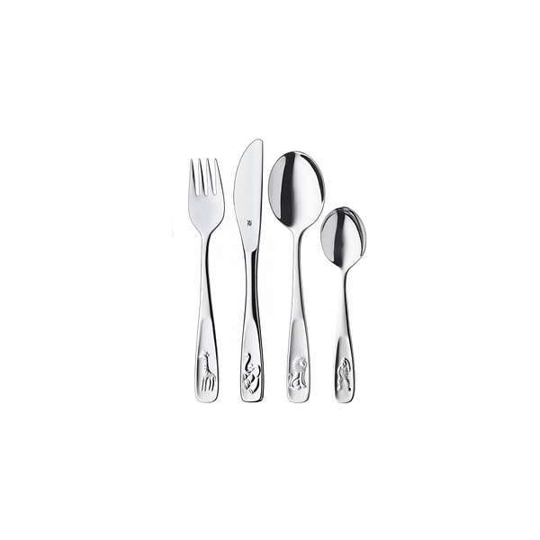 4000530288417 - Kinderbesteck Tiere Essbesteck-Sets Gr 4 tlg silberfarben (edelstahlfarben) Kinder Kinderbesteck Kindermesser mit leichtem Wellenschliff 4000530288417 - Kinderbesteck Tiere Essbesteck-Sets Gr 4 tlg silberfarben (edelstahlfarben) Kinder Kinderbesteck Kindermesser mit leichtem Wellenschliff