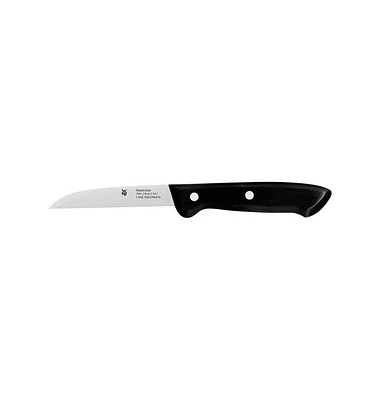 Gemüsemesser Classic Line silber, schwarz glänzend, Klinge: 8,0 cm