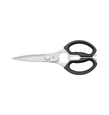 Haushaltsschere, Edelstahl, rostfrei, 23cm, schwarz/silber