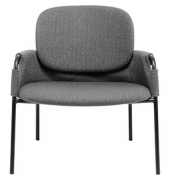 Sessel CLOTH anthrazit schwarz Stoff